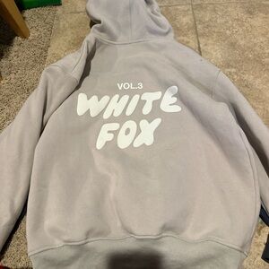 White Fox Boutique Gray Hoodie
